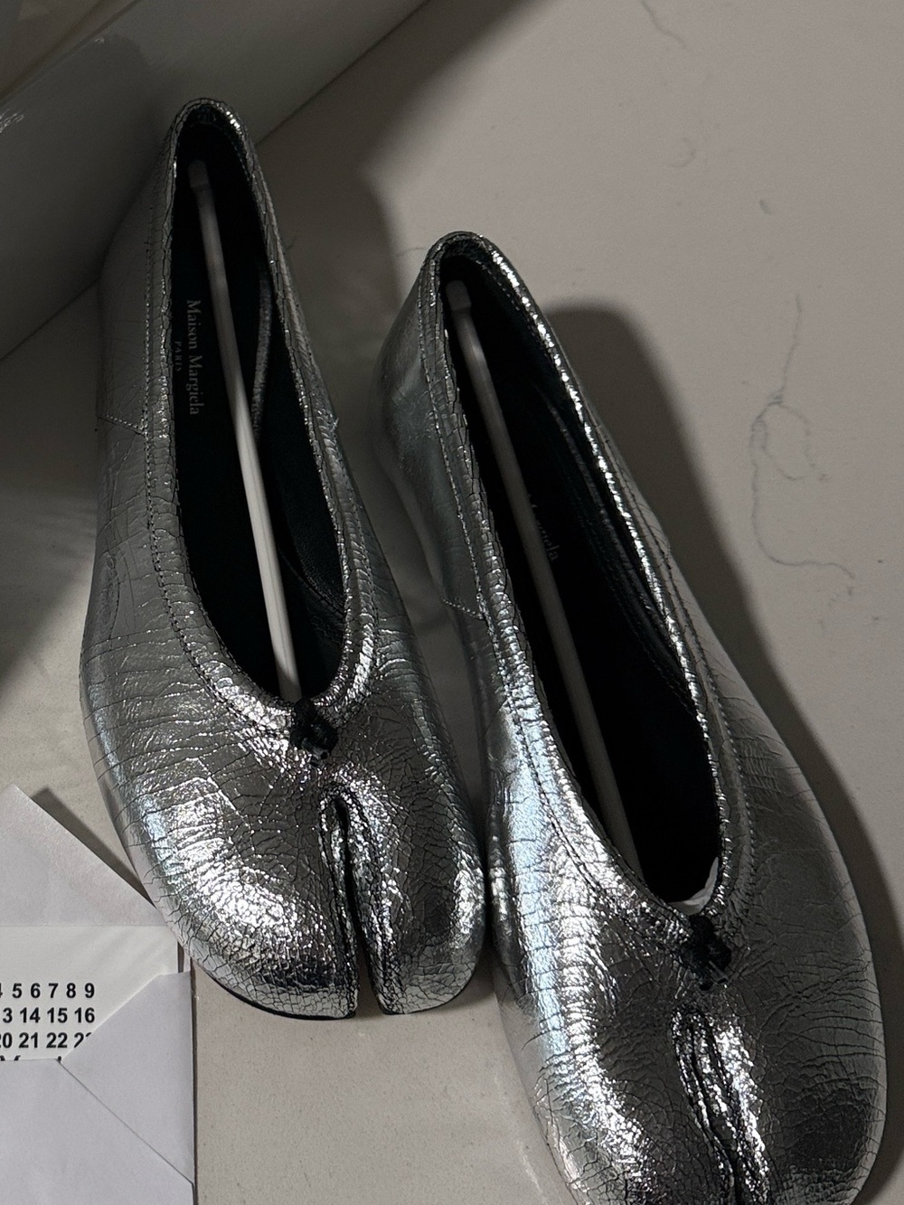 Maison Martin Margiela Tabi Broken Mirror Ballerinas